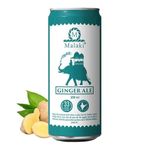 Malaki Premium Ginger Ale 250ml (Pack of 12) | Premium Edition | Refreshing | Natural Ingredients | Low Calories | Carbonated Drink | Ginger Flavoured Drink