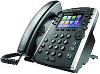 Plantronics Poly - VVX 411 12-Line VOIP Business Phone (Polycom) - Desk Phone with Handset - POE - Power Supply Not Included - 3.5' Color Display