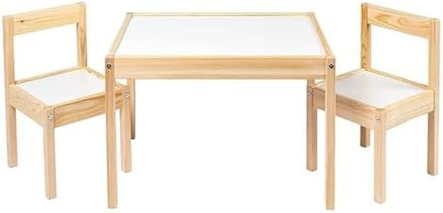 IKEA KidTable, Table and 2 Chairs, White