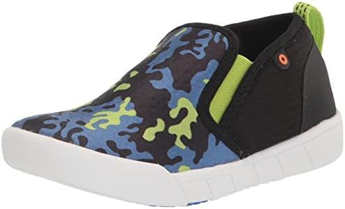 BOGS Unisex-Child Kids Kicker Ii Slip on Shoe Sneaker, Neo Camo Print - Black, 12 Little Kid