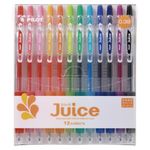 Pilot Juice Gel Ink Ballpoint Pen,0.38 Mm,12 Color Set (Lju120Uf-12C),Pink