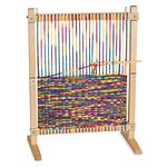 Melissa & Doug Wooden Multi-Craft Weaving Loom, Arts & Crafts, Extra-Large Frame, Develops Creativity and Motor Skills (41.91 cm H x 57.785 cm W x 24.13 cm L)