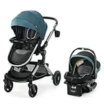 Graco Modes Nest Travel System, Includes Baby Stroller with Height Adjustable Reversible Seat, Pram Mode, Lightweight Aluminum Frame and SnugRide 35 Lite Elite Infant Car Seat, Bayfield