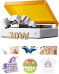 xTool M1 Ultra 4-in-1 Craft Machine: 20W Laser Engraver, Inkjet Printing, Blade Cutting, Pen Drawing, Easy to Use on 1000+ Materials, All-in-One Machine for DIY Gifts, Small Business, Home Craft