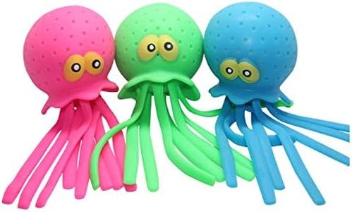 Curious Minds Busy Bags Set of 3 Large Jellyfish/Octopus Pool & Bath Toy - Water Bomb Splash Soaker Ball Toys Games Fun Soak Wet Water Toy - Reusable Water Balloon