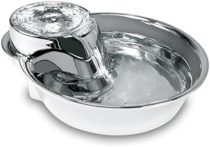 Pioneer Pet Stainless Steel Fountain Raindrop Design