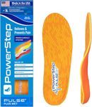 Powerstep Unisex's Pulse Plus, Running Shoe Insert, Ball of Foot Pain Relief Insoles with Metatarsal Support, Orange/Blue, Men's 8-8.5 / Women's 10-10.5