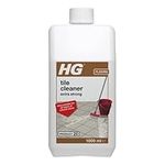 HG Tile Cleaner Extra Strong, Floor Tile Cleaner & Grout Cleaner, Kitchen Floor Cleaner & Grease Remover, Natural Stone Floor Restorer, Industrial Cleaner - 1 Litre