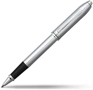 Cross Townsend Refillable Rollerball Pen Presented in a Luxury Gift Box - Medium Point, Black Ink, Lustrous Chrome