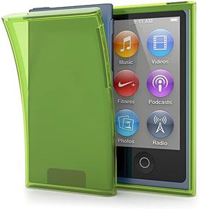 kwmobile Crystal Case Compatible with Apple iPod Nano 7 Soft TPU Silicone Protective Cover - Lemon Yellow