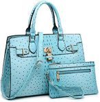 Dasein Women Handbags and Purses Ladies Shoulder Bag Top Handle Satchel Tote Work Bag with Wallet