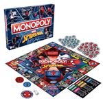 Monopoly Marvel Spider-Man Edition Board Game, Play as a Spider Hero, Fun Game for Kids Ages 8 and Up, Strategy Game for 2-6 Players