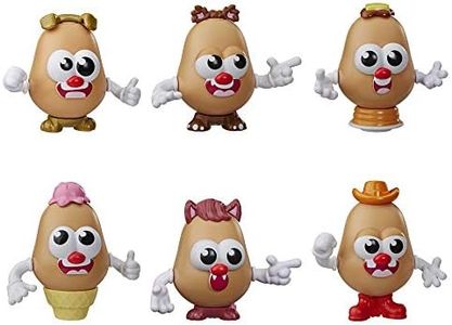 Mr. Potato Head Tots Mini Collectible Figures Multipack; Bundle of 6 Tots; Mini Collectible Toys for Kids Ages 3 and Up (Amazon Exclusive)