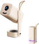 Yaber T1 Pro2 Mini Projector with WiFi and Bluetooth, Dolby Audio & Turbo Sonic Bass, Auto Focus & Keystone, Native 1080 FHD with HDR10, Portable Projector for Outdoor Indoor Use
