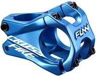 FUNN Bicycle Stem - CROSSFIRE - ∅31.8, 35mm, 0° Rise, Steer 1-1/8", BLUE