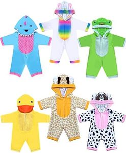 Doll Clothes,12 inch Baby Doll Clothes[6 Sets Animal Styling ] for 10 inch Dolls /11 inch Baby Dolls/ 12 inch Baby Dolls (12 inch)