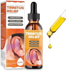 Graclin Tinnitus Relief Drops for Ringing Ears – Natural Tinnitus Relief | Reduce Buzzing/Clicking Noise & Relieve Ringing Ears | Support Hearing Health | Bottle of 60ml