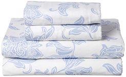 Pointehaven Celeste Home Ultra Soft Flannel Sheet Set with Pillowcase, Queen, Corsage