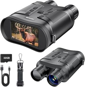 Dowesyeen 4K Jumelles & Lunette Vision Nocturne,1080P 6000mAh Rechargeable Infrarouge Vision Nocturne avec 3" HD ÉCRAN Zoom Numérique 6X, pour la Chasse, l'observation des Animaux, Le Camping