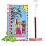 PHOOL LUXURY INCENSE Bambooless Incense Sticks - Tulsi | Dhoop Sticks For Pooja & Havan |Dhoop Holder Inside |Tulsi Agarbatti |Charcoal Free | Burn Time : 60+ Mins |Surprise Gift Inside