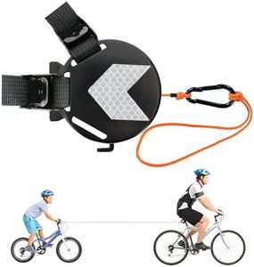Bibykivn Corde de Remorquage Vélo pour Enfants, 2M Corde de Traction de Bicyclette Enfant/Adulte Rétractable, Ceinture de Traction de Bicyclette Compact pour Vélo,VTT,E-Bike