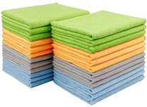 AIDEA Microfiber Cleaning Cloth for Car-24 Pack, 12in.x16in Car Microfiber Towels, Soft & Absorbent Cleaning Cloth, Premium Wash Cloth for House, Kitchen, Car, Shop Towels