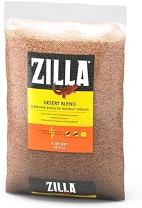 Zilla Pet Reptile Terrarium Substrate Bedding, Walnut Desert Blend, for Bearded Dragons, Monitors, Skinks and Uromastyx, 5 Quart