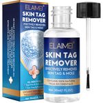 Skin Tag Remover, Effectively Remove Skin Tag, Wart & Mole, 3X Fast Acting Skin Tag & Wart Removal Without Irritation, 100% Natural Plant Extract, Suitable for Hands, Face, Neck and Body (30ml)