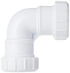 Merriway BH02910 Waste Compression 90 Degree Bend, 32mm , White