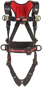 Miller H500 Arc Flash Safety Harness, Suitable for Rail/Telecom/Utilities, Lightweight, Thick Waist Belt, Dielectric Back & Side D-Rings, Protected Label Pouch, Size 3, FPXARCM-HLEU