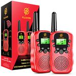 Girls Toys Age 3-12, Notique Walkie Talkies for Kids Outside Toys for 3 4 5 6 7 8 Year Old Girls Gifts Walkie Talkie Toys for Girls 3-12 Ideas Birthday Gifts Kids Toys Red