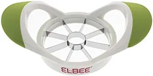 Elbee Apple Corer - Comfortable Grip Apple Slicer - Quality Stainless Steel Blade Makes 8 Slices