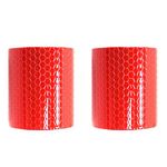 BigTron Reflective Tape, Safety Mark Warning Tape Conspicuity Waterproof for Vehicles Cars Bikes 3m x 50mm, 2 Rolls Red