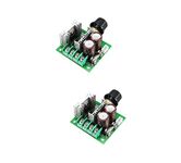 xcluma DC 12V-40V 10A PWM Motor Speed Controller Speed Change Control Switch (Pack of 2)