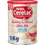 Cerelac Honey & Wheat Toddler Cereal with Milk | from 12 months+ | Toddler Cereal