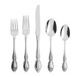 Oneida Louisiana 20 Piece Fine Flatware Set, Service for 4, 18/8 Stainless Steel