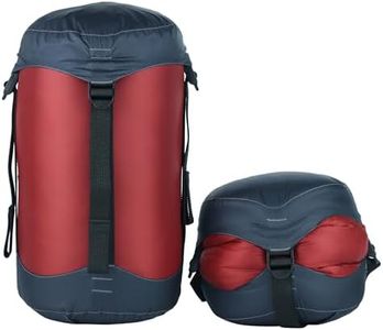 Litume Sac de Compression 6L, 8,5L, 10L, 13L, 16L, résistant à l'eau, léger et Compact avec Tissu Ripstop, Fermeture à Cordon pour Sac de Couchage, Camping, randonnée, Voyage (Rouge)