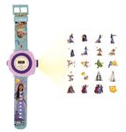 Lexibook, Disney Wish, Adjustable Projection Watch Digital Screen, 20 Images of The Movie Wish,for Children, Purple, DMW050WI