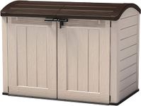 Keter Store It Out Ultra Outdoor Garden Storage Shed, 177 x 113 x 134 cm - Beige and Brown