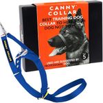 Canny Collar No-Pull Dog Collar - The Kind, Gentle Head Collar for Dogs| Dog Training Tool for Easier Dog Walking | Blue - Size 5