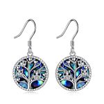 Owl Earrings 925 Sterling Silver Owl Jewellery Gifts for Women Girls Mother