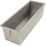 USA Pan Bakeware Pullman Loaf Pan, Large, Silver