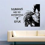 Gadgets Wrap Anime Vinyl Wall Decal Death Note Quote Comics Art Decor Home Decor Removable Vinyl Nursery Kids Room Wall Sticker