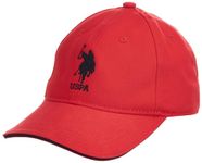 U.S. POLO ASSN. Boy's Baseball Cap (UKCAP0005_RED