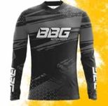 BIKING BROTHERHOOD Motocross Jersey Black (L)