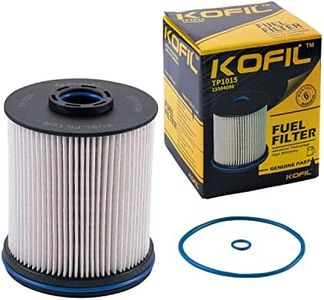 TP1015 Fuel Filter Fit for 6.6L Duramax Diesel Fuel Filter Compatible with 2017-2021 Chevrolet Silverado/GMC Sierra 2500HD 3500HD 2014-2018 Chevrolet Cruze Replace# 23304096, 22937279, 23456595