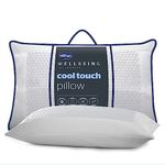 Silentnight Cool Touch Pillow - Cooling Pillow for Sleeping Cold Pillows Cool Gel Pillow Pad for Night Sweats Wellbeing Collection Cooling Pads, White