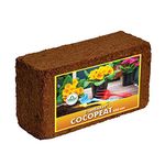 TrustBasket Cocopeat 650 GMS Block - Expands Upto 3 litres of Powder | Hydroponic Plants, Kitchen Gardening and Terrace Gardening for Indoor Plants and Outdoor Plants