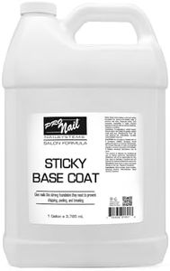 PRO NAIL - Sticky Base Coat Nail Polish, 128 Oz - Bulk Refill Gallon
