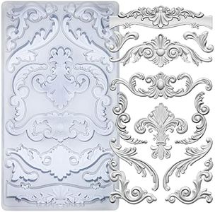 Scrollworks Mold for Polyclay Air Dry Clay Plaster